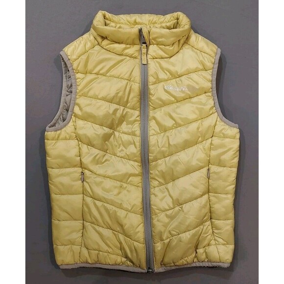 Eddie Bauer Vest Kids 8 Vest Puffer Quilted Full Zip Pockets Mock Neck Outerwear - Picture 1 of 9